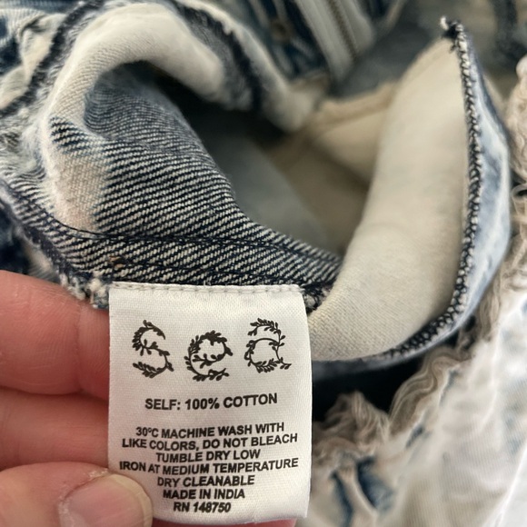 Sea New York Birdie Light Blue Jean Shorts - Picture 13 of 13